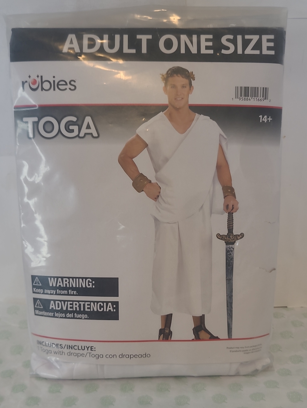Rubie's White Adult Toga Costume